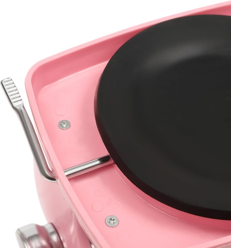 Generic Stainless Steel Manual Pasta Maker Noodle Making Machine, Pink, 30904 - Image 3