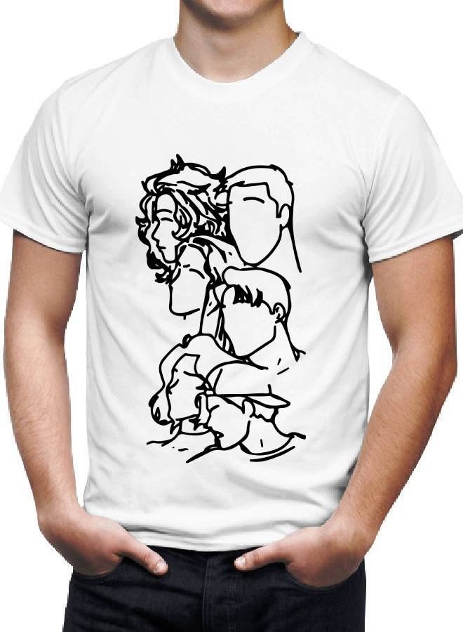 LOUD UNIVERSE Men's Printed T-Shirt Friends Icon T Shirt Soft  - Image 2