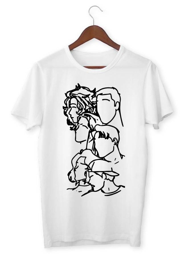 LOUD UNIVERSE Men's Printed T-Shirt Friends Icon T Shirt Soft  - Image 1