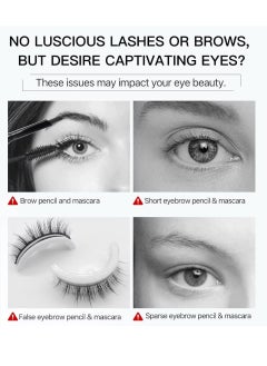 W3W Eyelash and Brow Serum Set Eyelash Growth Serum and Eyebrow Growth Serums Set Lash Serum Eyebrow Enhancer Serum Gentle Formula for Longer Fuller and Thicker Flexible Lashes 2x3ml  - Image 5
