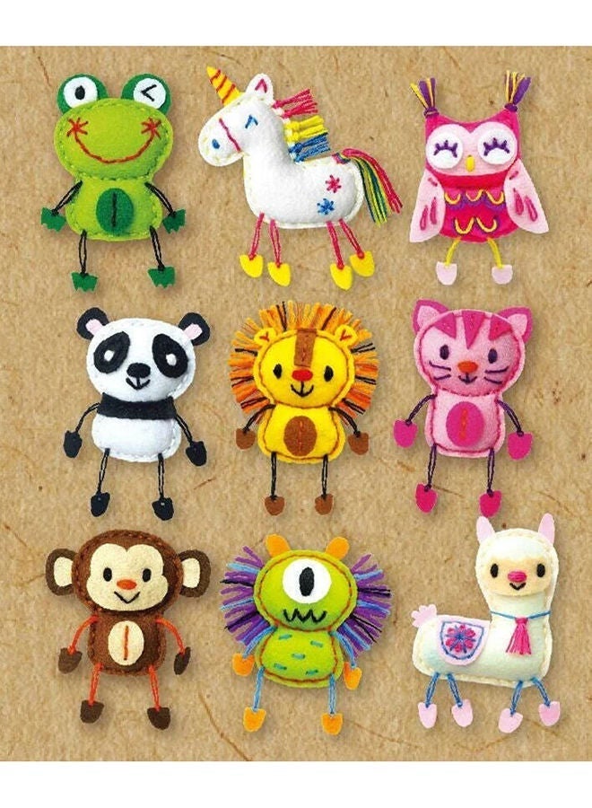 أفينير طقم خياطة لصنع غطاء قلم على شكل لاما، ساعات من الترفيه والإبداع، الأدوات والتعليمات متضمنة، نشاط سهل وممتع للأطفال - Image 3