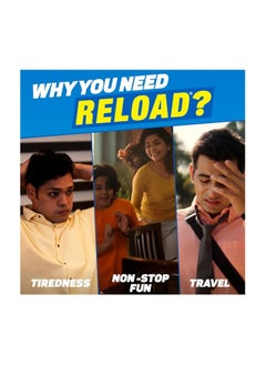 FAST&UP Fast&Up Reload (20 Litres) Low Sugar energy drink for Instant Hydration - 80 Effervescent Tablets with all 5 Essential Electrolytes + Added Vitamins - Certified Electrolytes Drink - Orange flavour  - Image 5