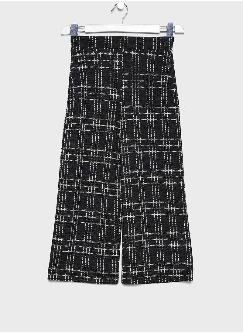 MANGO - Kids Checked Trousers - Image 1