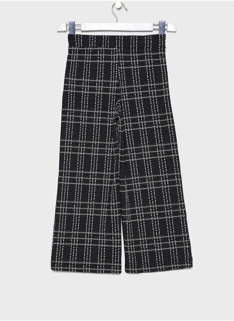 MANGO - Kids Checked Trousers - Image 1