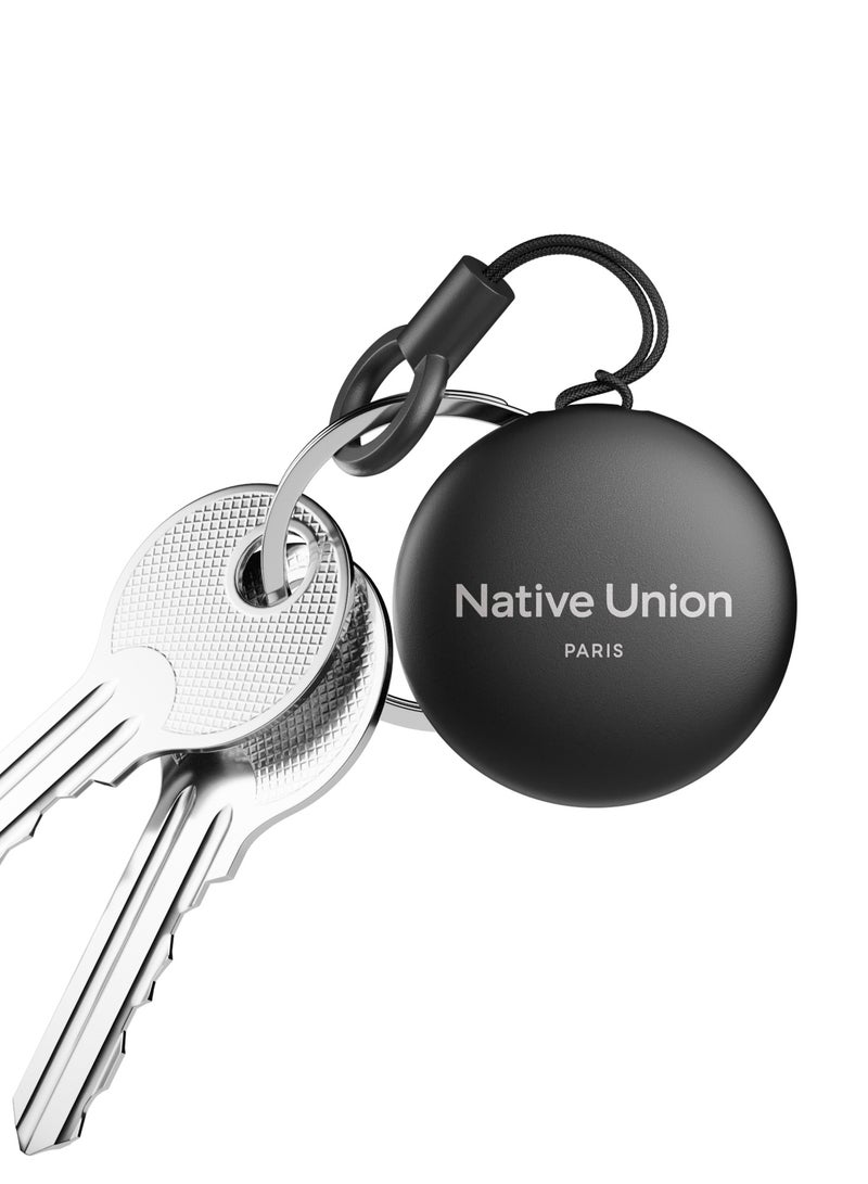 ناتيف يونيون Find It Tag | Apple Find My Tracker, Travel-Essential, Real-Time Alert, No Charging, 1 Year Battery Life, Replaceable CR2032, Long Range 50m, Works w/ iPhones & iPads - Black black - Image 2