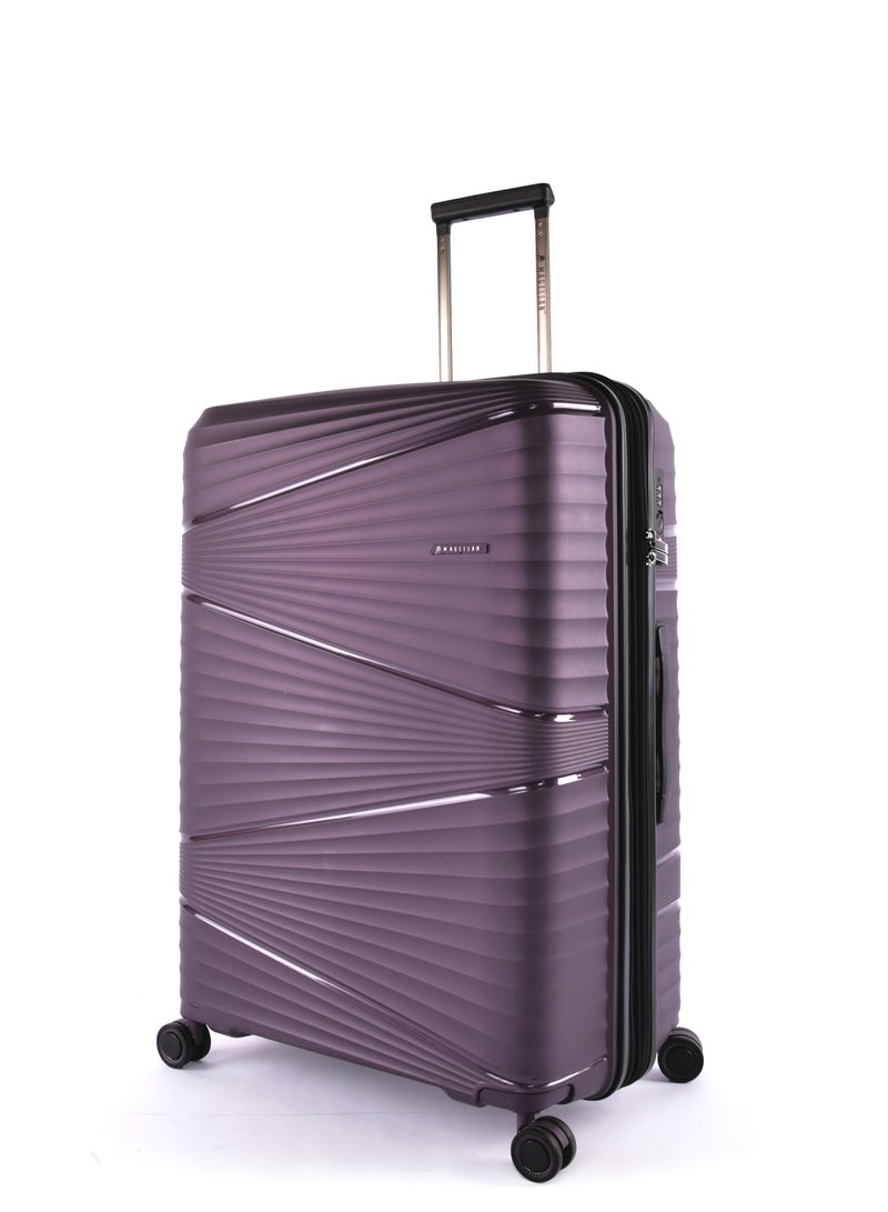 Magellan Unisex luxury Luggage Hard PP Material Travel Trolley Bag TZ/4P - Image 3