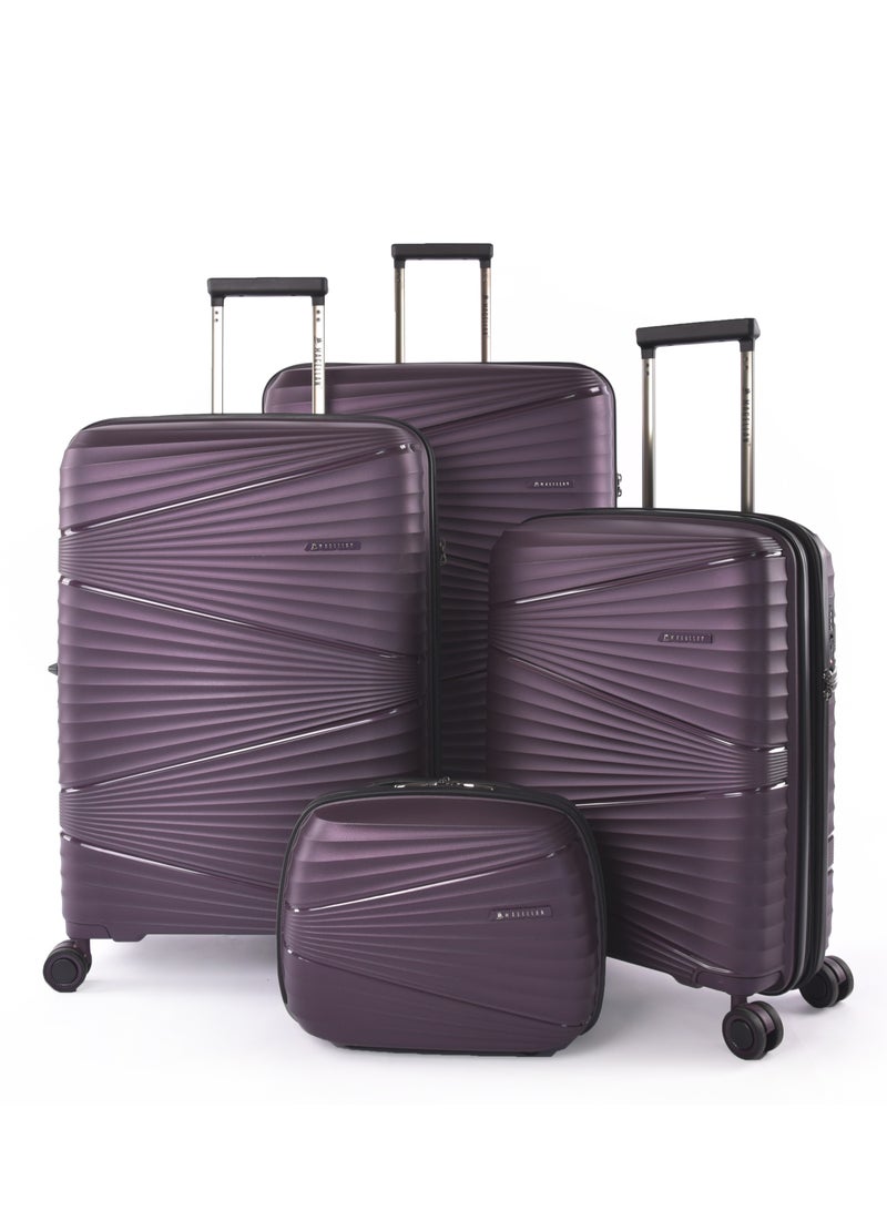 Magellan Unisex luxury Luggage Hard PP Material Travel Trolley Bag TZ/4P - Image 1