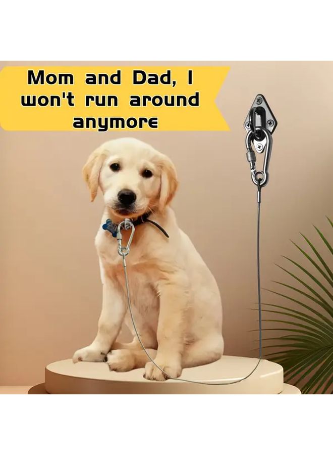 Alloy Steel Dog Leash Stake With Swivel Hook Durable Lightweight Safe Outdoor Camping Pet Safety Gear Model 354.33inch - Image 5