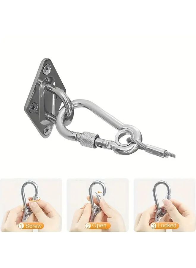 Alloy Steel Dog Leash Stake With Swivel Hook Durable Lightweight Safe Outdoor Camping Pet Safety Gear Model 354.33inch - Image 4