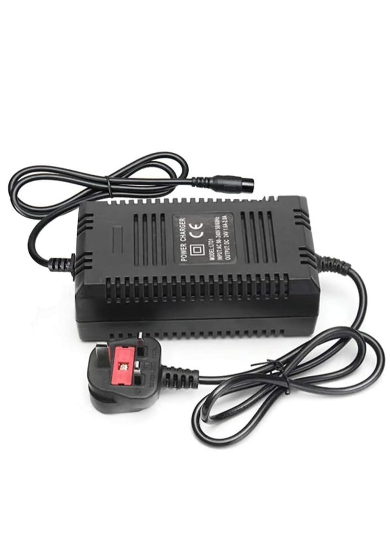 ELTRAZONE 24V 2A Electric Scooter Power Charger Adapter – Smart 3-Port Inline Female Connector Power Supply Adapter for Electric Scooter, Battery Charger with Overcharge Protection, Lightweight and Portable Design  - Image 1