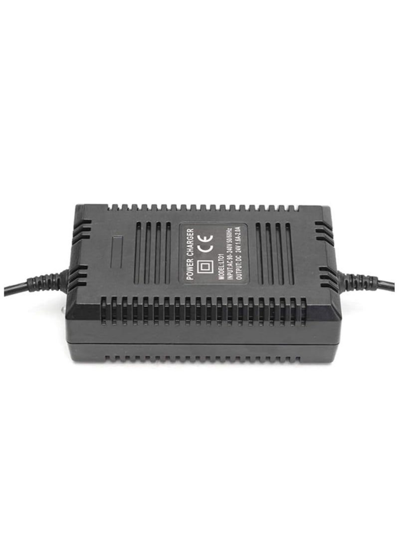 ELTRAZONE 24V 2A Electric Scooter Power Charger Adapter – Smart 3-Port Inline Female Connector Power Supply Adapter for Electric Scooter, Battery Charger with Overcharge Protection, Lightweight and Portable Design  - Image 3