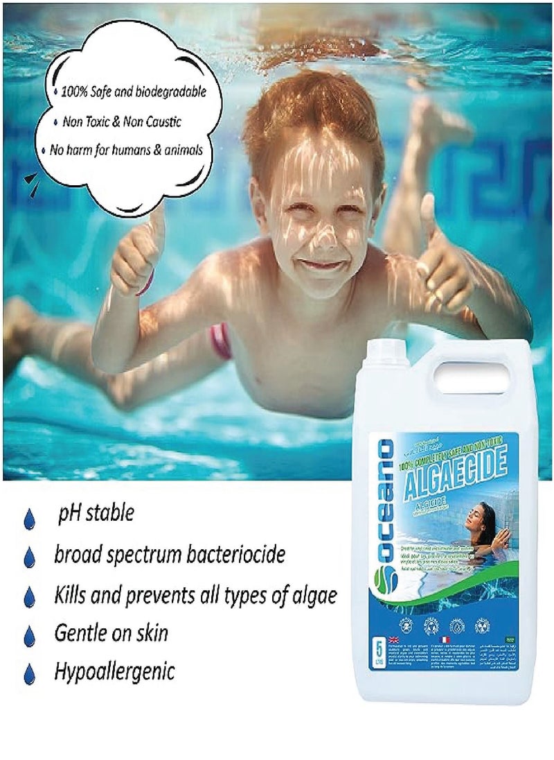 Oceano Oceano Algaecide 5ltr - 100% Natural - Non toxic - Biodegradable  & Safe  - Image 2