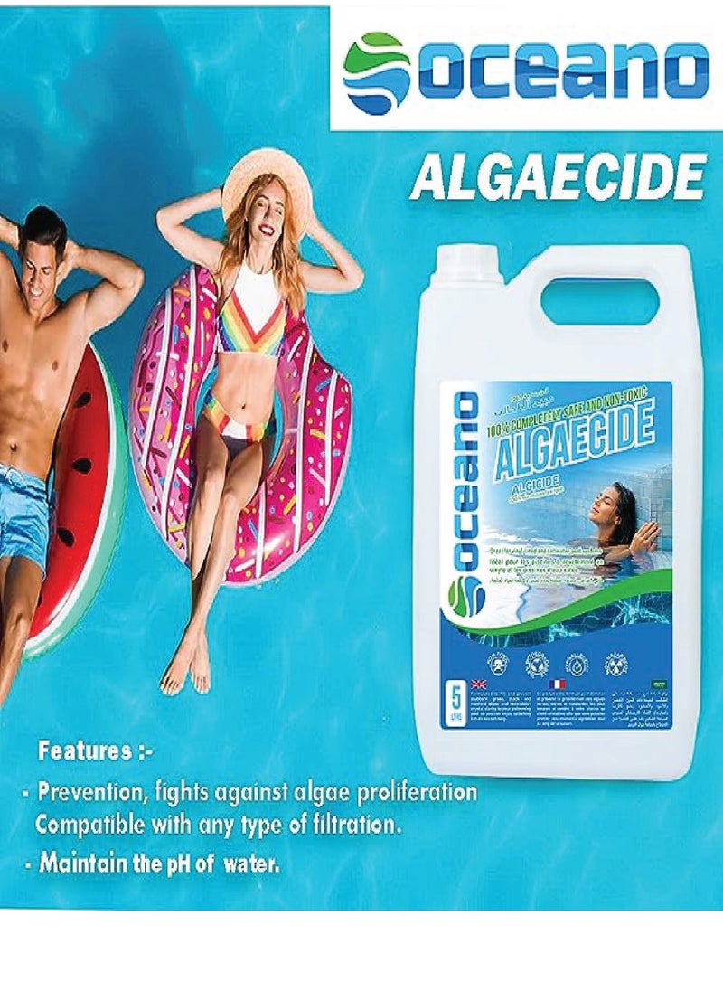 Oceano Oceano Algaecide 5ltr - 100% Natural - Non toxic - Biodegradable  & Safe  - Image 5