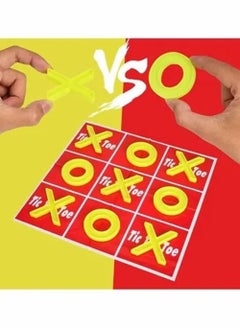 Tic Tac Toe Board Game with Plastic X and O Pieces - Fun and Competition for All Ages
