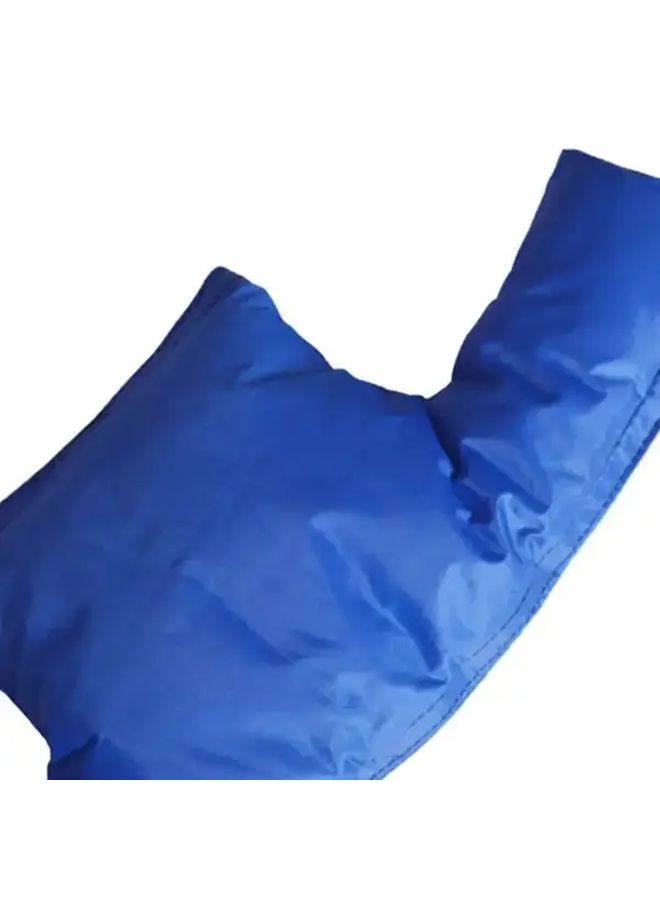 Heavy Duty Dual Sided Insulated Pipe Cover Blue For Water Meter Freeze Prevention 53x20cm - Image 4