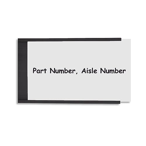 Master Magnetics Heavy-Duty Magnetic Labels - Magnetic Label Holders for a Metal File Cabinet, Shelf, Whiteboard - Fits Signs and Tags - 5" L x 3" H - Includes 35 Perforated Cards - 25-Pack - Image 3