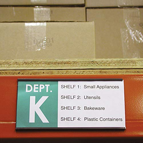 Master Magnetics Heavy-Duty Magnetic Labels - Magnetic Label Holders for a Metal File Cabinet, Shelf, Whiteboard - Fits Signs and Tags - 5" L x 3" H - Includes 35 Perforated Cards - 25-Pack - Image 5