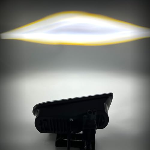 BOXLIGHT مصابيح ضباب LED متوافقة مع 2000 2001 2002 2003 2004 2005 2006 GMC يوكون بيك أب / 1999 2000 2001 2002 GMC سييرا، زوج من مصابيح الضباب مع هيكل وعدسة شفافة - Image 2