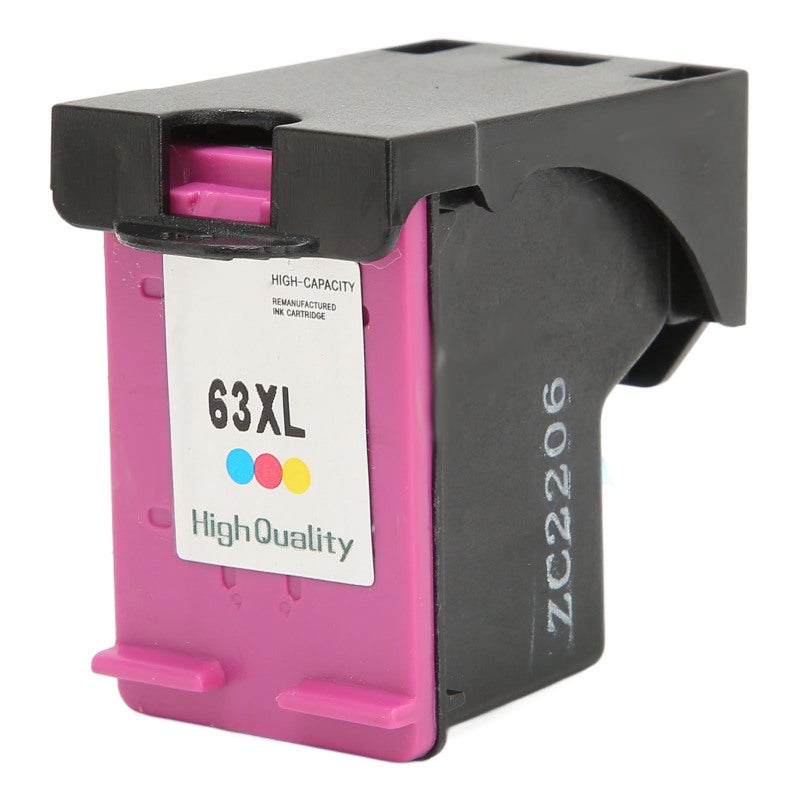 63XL Ink Cartridge Replacement ABS Durable Compatible with HP OfficeJet 3830 4650 5255 - High Capacity Sponge for DeskJet 1110 Printer - Image 1