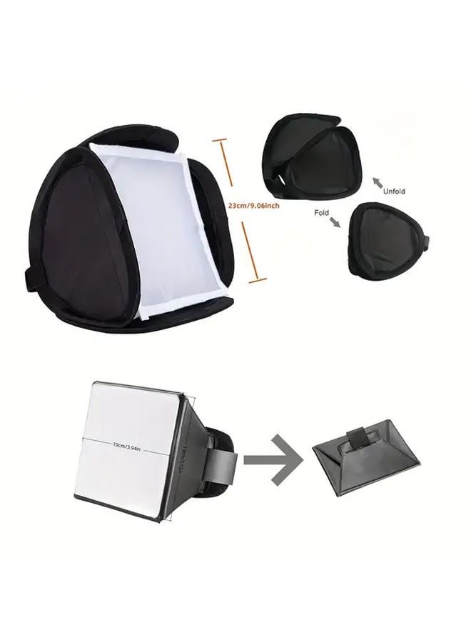 2PCS Foldable Softbox Kit Large And Small Dual Layer Reflective Light Diffuser - Image 3