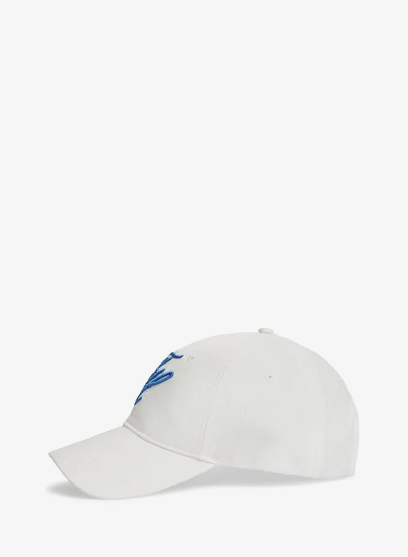 Tommy Hilfiger Ecru Logo Embroidery Baseball Cap  | Best Price UAE