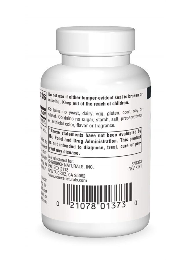 Source Naturals بيوتين 5,000 ميكروغرام - دعم مغذيات فيتامين ب لصحة الشعر والبشرة والأظافر - مكمل بيوتين بقوة قصوى - 120 قرص - Image 2