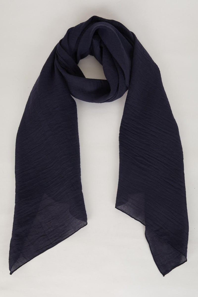 DeFacto Blue Woman Woman Woven Hijab Shawl Casual - Image 3