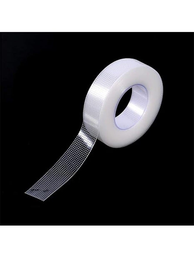 SANIYE 4 Rolls of Pe Eyelash Tape, Sticky Eyelash Tape, Sticky Breathable Microporous Eyelash Extension Tape, False Eyelash Tape, 9 Meters/10 Yards per Roll (Transparent) - Image 3