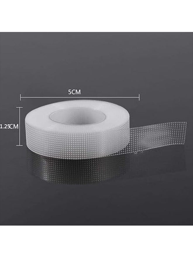 SANIYE 4 Rolls of Pe Eyelash Tape, Sticky Eyelash Tape, Sticky Breathable Microporous Eyelash Extension Tape, False Eyelash Tape, 9 Meters/10 Yards per Roll (Transparent) - Image 4