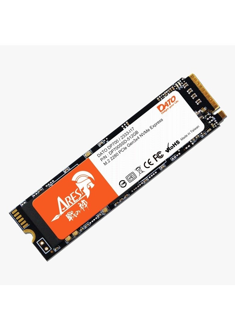 وحدة تخزين صلبة من DATO، طراز DP700، بسعة 512 جيجابايت، من نوع NVMe M.2، بأبعاد 22x80 ملم. - pzsku/Z19F3371389A31CAE7BDBZ/45/_/1697628032/a672240e-72c5-4530-893c-8c3fefd0e184