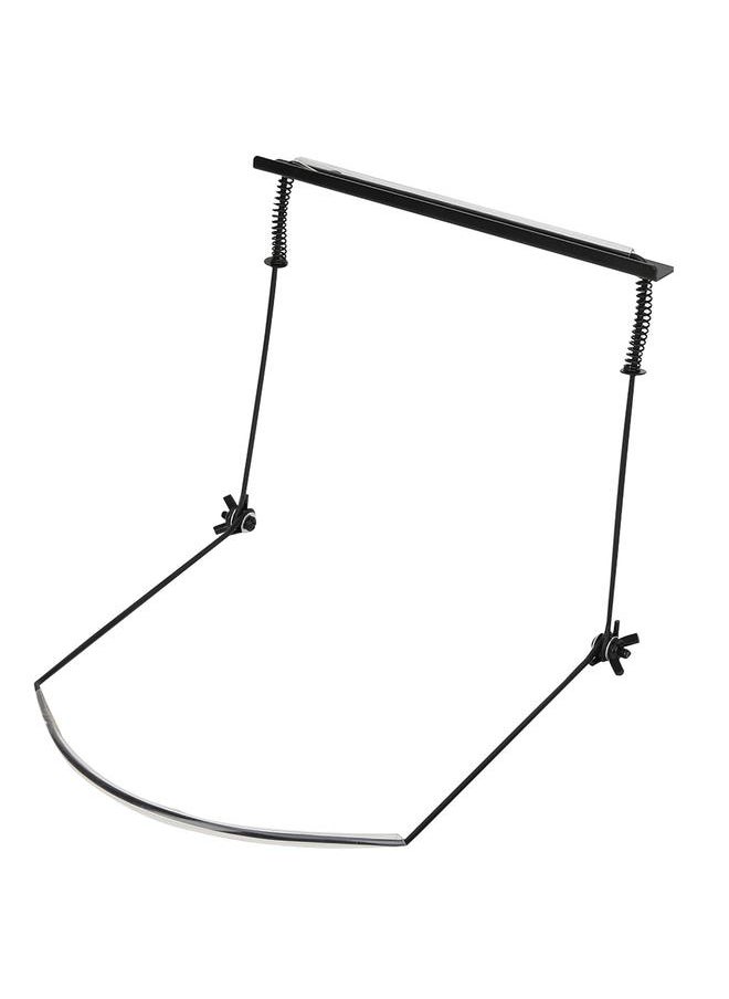 Thoraya 24‑Hole Harmonica Stand Adjustable Neck Bracket Musical Wind Instrument AccessoriesBlack  - Image 2