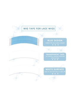 Goiple 36pcs Wig Tape for Lace Wigs Double Sided Waterproof Lace Wigs Adhesive, Tape Strips for Lace Front Wig Toupee, Hairpiece Wig Tape Hair Wig Tape for Hair Extension with Hair Wax Stick Edge Control Wax  - Image 3