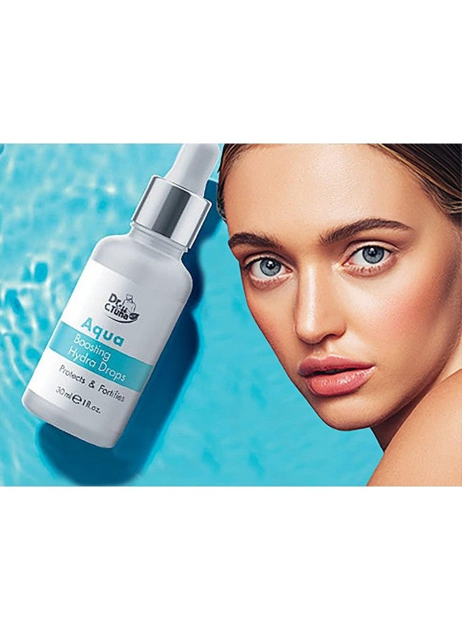 FARMASI Dr. C. Tuna Aqua Boosting Hydra Drops Hydrating & Brightening Face Serum With Sea Water Complex Reduce Fine Lines & Wrinkles Dermatologically Tested1 Fl. Oz / 30 Ml - Image 2