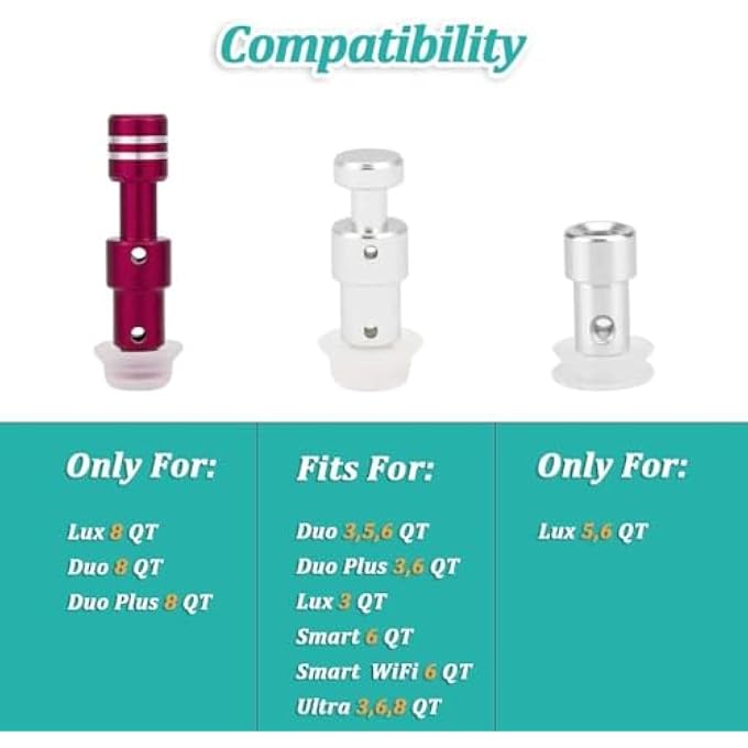 Bukela Steam Valve Pressure Cooker Valve Replacement Part Accessories With 3 Silicone Caps Fit For Instant Pot Lux 5Qt 6 Qt IpLux50 IpLux60 Pressure Cooker Steam - Image 4