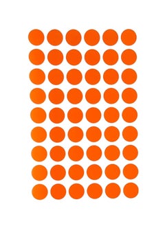 Sadaf 540-Piece Round Labels 18mm Diameter Orange  - Image 2