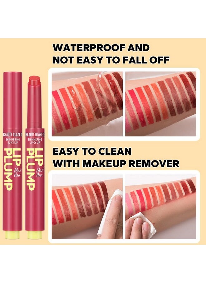 MYUANGO - Hydrating Lip Balm For Dry Lips Moisturized And Nonsticky Cup Waterproof Long Lasting Lip Gloss Highshinny Finish Great For Women And Girls (08) - Image 1