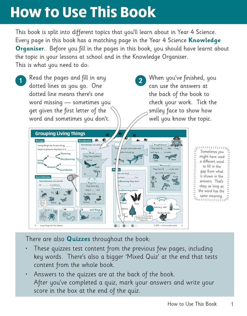 Coordination Group Publications Ltd (CGP) KS2 Science Year 4 Knowledge Retriever - Image 5
