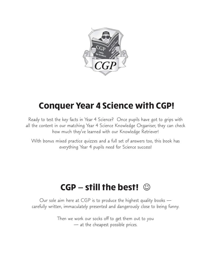 Coordination Group Publications Ltd (CGP) KS2 Science Year 4 Knowledge Retriever - Image 3