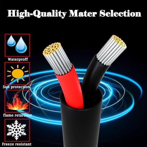 striveday 26 Gauge Wire, 2-Conductor Electrical Wire. 26 AWG Stranded Flexible PVC Tinned Copper 26/2 Cord Extension Cable is Used for LED Lamp Lighting, Automotive, Speaker, Audio, Power, etc. (33FT - 10M). - Image 2