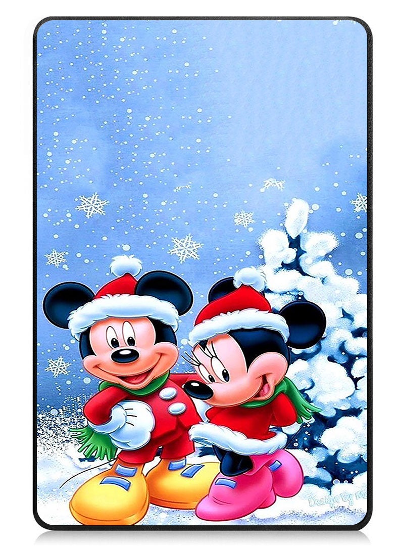 Theodor Protective Flip Case For Samsung Galaxy Tab S9 FE Plus With Trifold Stand Auto Wake Sleep Shockproof Cover Mickey & Minnie Mouse - Image 1