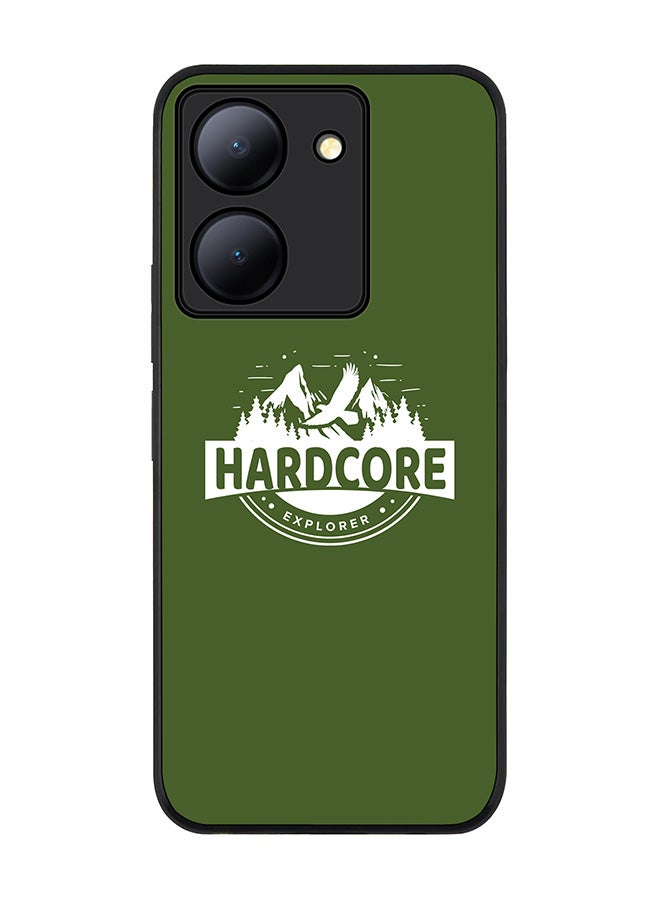 Stylizedd Rugged Black Edge case for Vivo Y36 / Vivo Y36 5G, Slim fit Soft Case Flexible Rubber Edges Anti Drop TPU Gel Thin Cover - Hardcore Explorer - Image 1