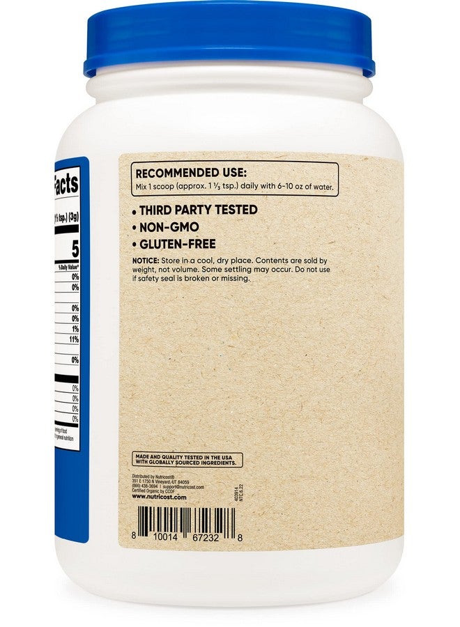 Nutricost Organic Acacia Fiber Powder (2 Lb) Usda Certified Organic Nongmo Gluten Free - Image 4