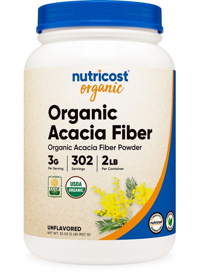 Nutricost Organic Acacia Fiber Powder (2 Lb) Usda Certified Organic Nongmo Gluten Free - Image 2