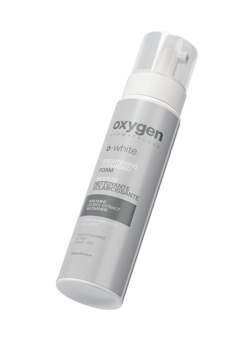 OXYGEN - OXYGEN DERMATOLOGY O-White Brightening Cleansing Foam 200 ml - Image 1
