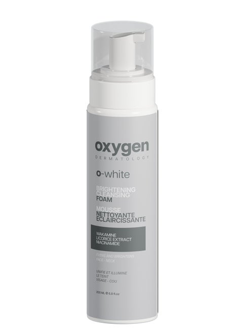 OXYGEN DERMATOLOGY O-White Brightening Cleansing Foam 200 ml