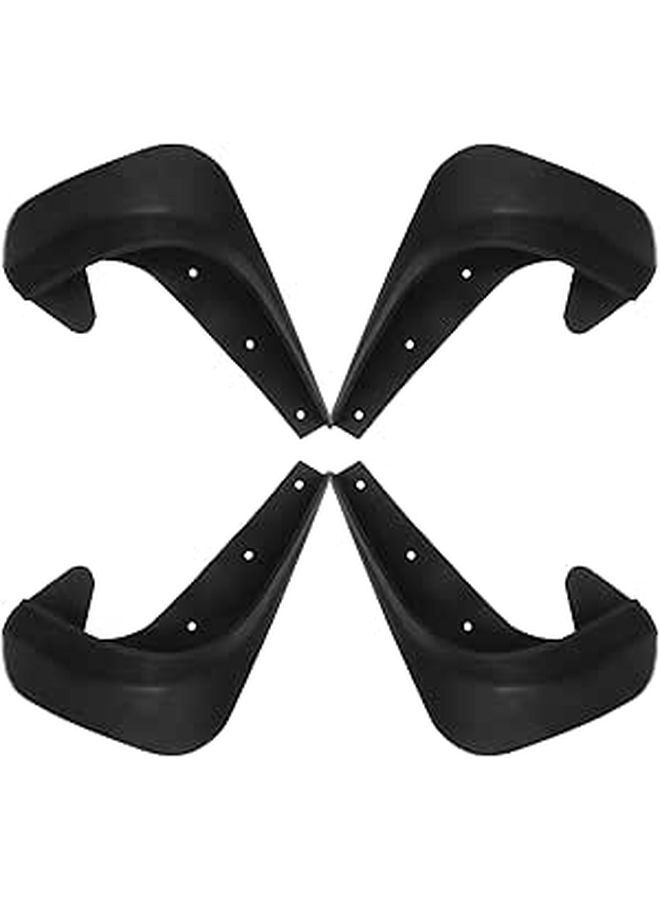 BESTYASH Universal Car Mud Flaps Black Rear Splash Guards for Wheel Protection - Image 1