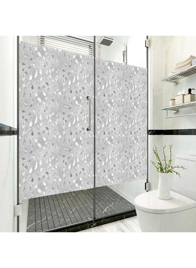 Bluejw BL092-111 Color Retro Electrostatic Glass Sticker PVC Glue-free Window Sticker Removable Frosted Glass Window Decorations - Image 1