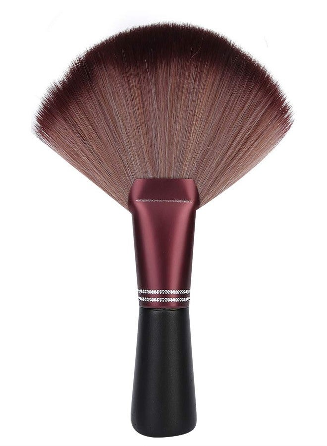 YOSOO Barber Neck Hair Sweep Hair Brush, Fan Shape Soft Hairdressing Broken Hair Duster, Thick Hair brush Hair Salon Neck Hair Clean Sweep Tool, Barber Brush Hair Clippings Remove - Image 1