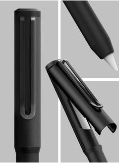 DA201 غطاء واقٍ لجهاز Apple Pencil Pro وApple Pencil من الجيل الثاني مع مشبك بتصميم كلاسيكي فاخر متوافق مع الشحن المغناطيسي والضغط المزدوج - أسود - pzsku/Z19F41D0F135D0AEDC065Z/45/_/1722930171/c5e7930d-3a5a-4f06-a323-a3551eb4176b