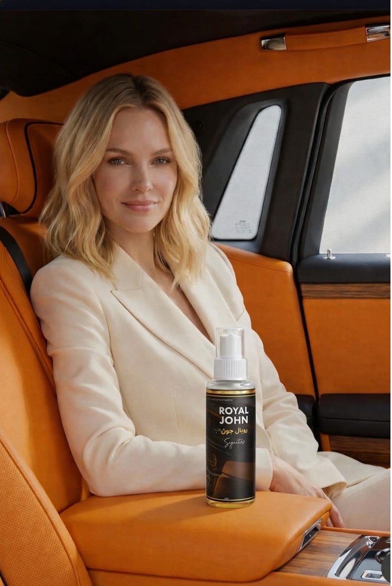 ROYAL JOHN Luxury Car Perfume Spray 100ml – Vanilla, Leather & Tonka Beans – Long Lasting Car Air Freshener – Multipurpose Fragrance - Image 3